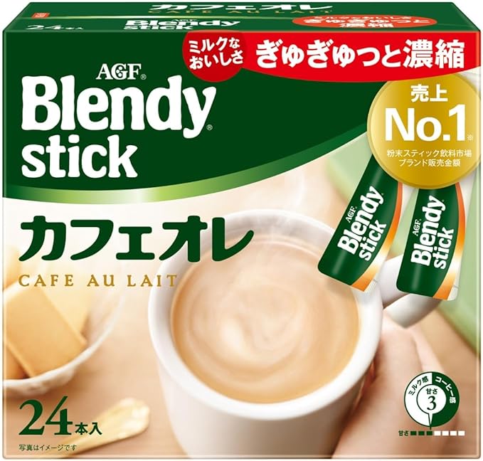 AGF Blendy Stick 咖啡欧蕾与奶茶系列 24条装