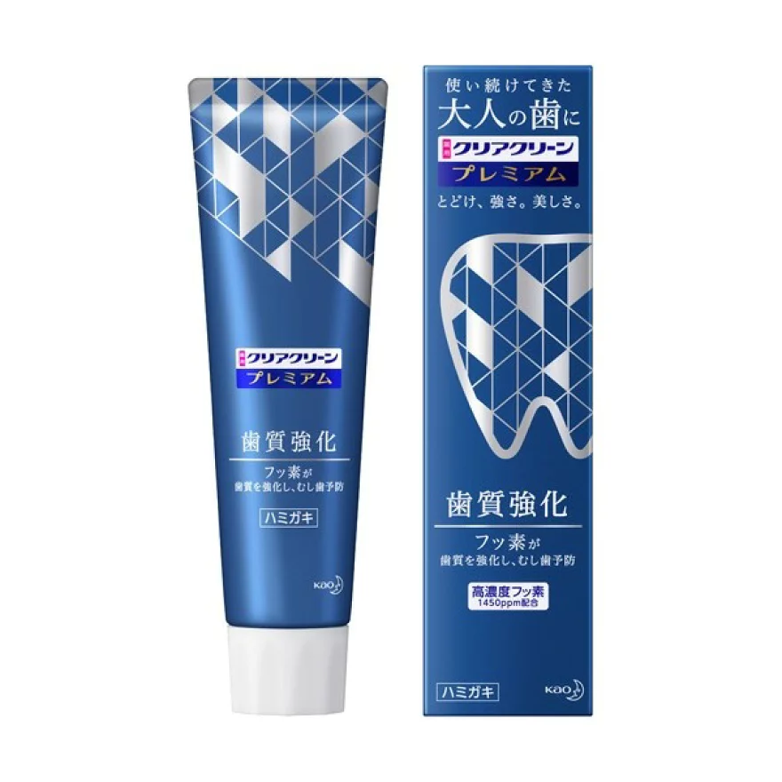 花王 Clear Clean Premium 药用牙膏 牙质强化型